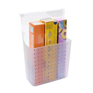 Kitchen Wrap Organizer Over Door Storage Aluminum Foil Parchment Paper Holder